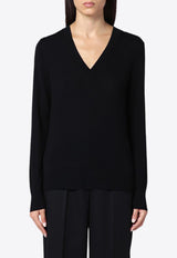 Calvin Klein V-neck Wool Sweater Black K20K207451WO/P_CALVK-BEH