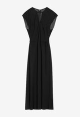 Calvin Klein Classic Belted Midi Dress Black K20K208366PL/Q_CALVK-BEH