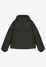 K-Way Kids Boys Hodin Hooded Down Jacket Dark Green K2123UW-ANY/P_KWAY-ARK