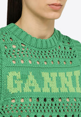 GANNI Knitted Logo Sweater Vest K22112589/O_GAN-807