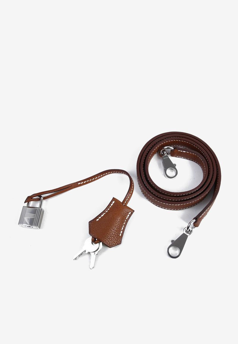 Hermès Kelly 28 in Fauve Barenia Faubourg with Palladium Hardware