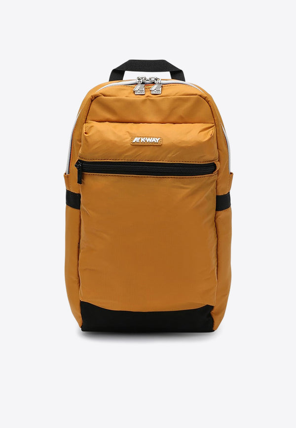 K-Way Kids Boys Laon Waterproof Ripstop Backpack Yellow K3122TWNY/P_KWAY-XGK