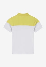 Boys Logo-Embroidered Polo T-shirt