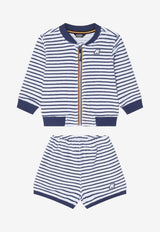 Baby Girls Two-Piece Striped Outfit