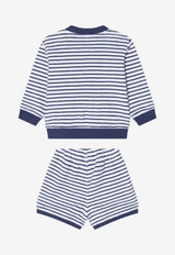 Baby Girls Two-Piece Striped Outfit
