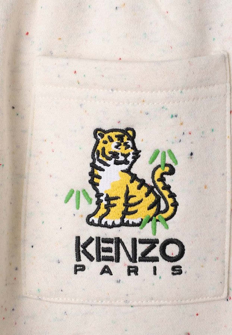 Kenzo Kids Boys Elasticated-Waistband Track Pants K54014-BCO/N_KENZO-22C