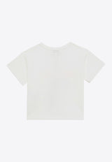 Kenzo Kids Kids Logo Print T-shirt K60129-BCO/O_KENZO-12P White
