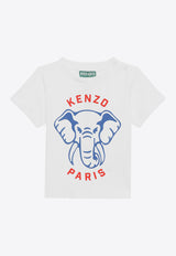 Kenzo Kids Babies Crewneck Logo-Printed T-shirt K60170-ACO/O_KENZO-10P