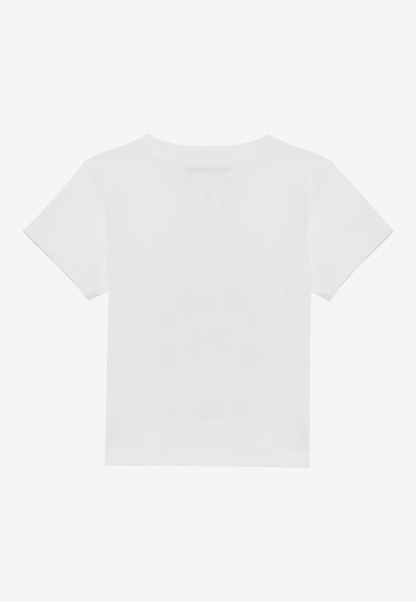 Kenzo Kids Kids Logo Print T-shirt K60170-BCO/O_KENZO-10P White