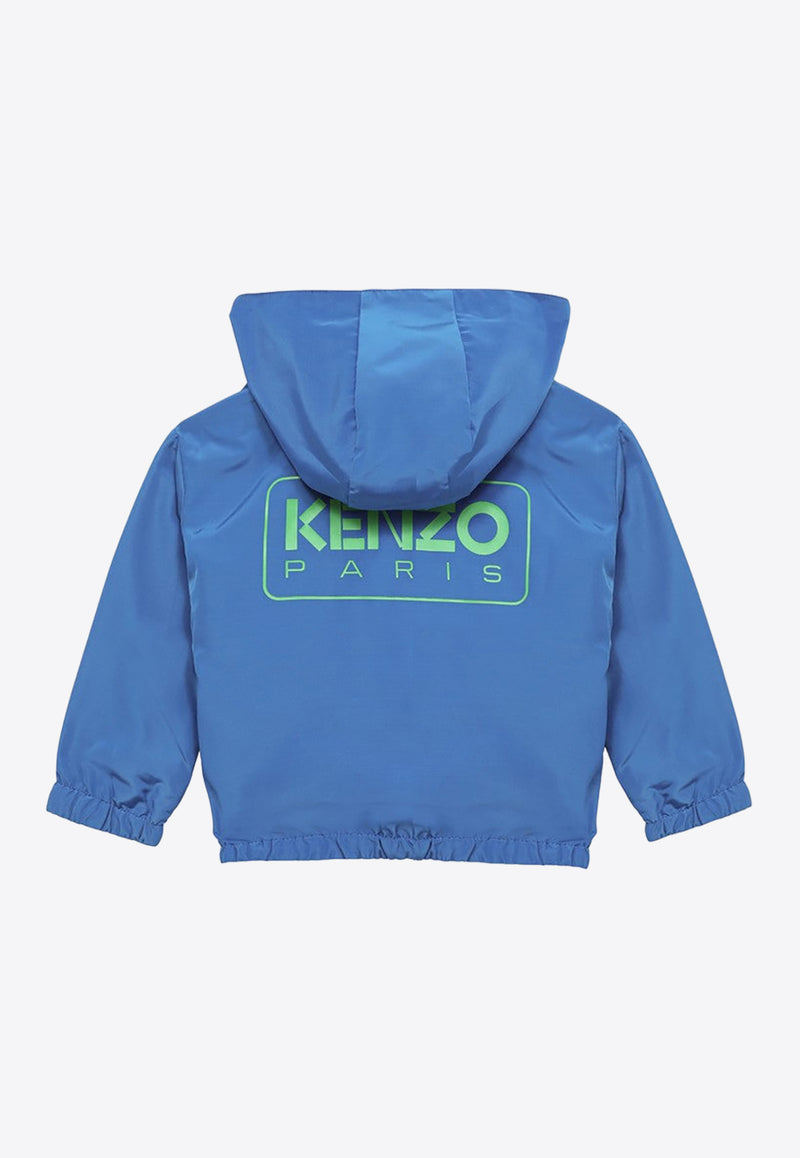 Kenzo Kids Kids Zip-Up Jacket K60171-BPL/O_KENZO-878 Blue