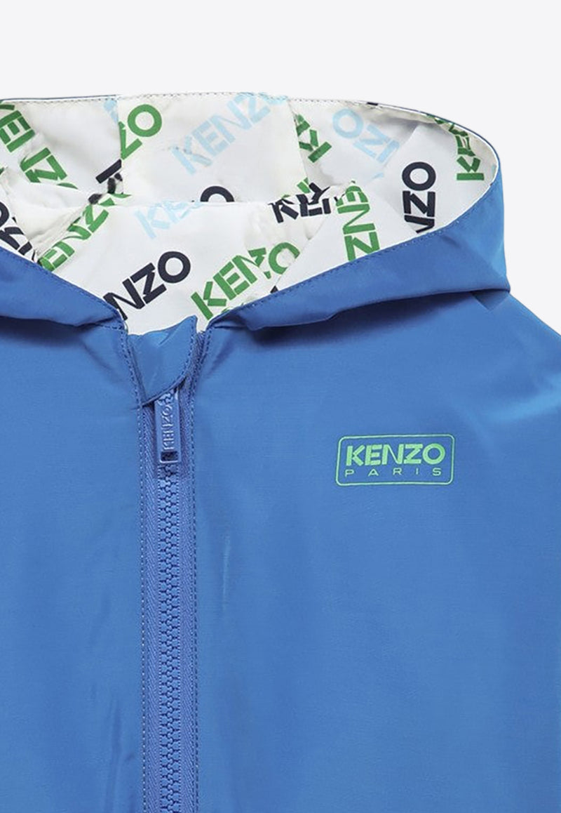 Kenzo Kids Kids Zip-Up Jacket K60171-BPL/O_KENZO-878 Blue