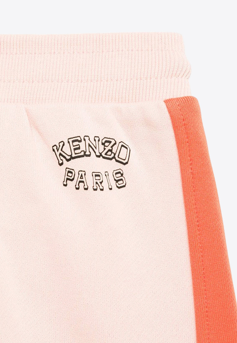 Kenzo Kids Girls Logo Patch Skirt K60192-ACO/O_KENZO-46T Pink