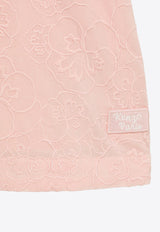 Kenzo Kids Girls Floral Embroidery Dress K60223-BCO/O_KENZO-46T Pink