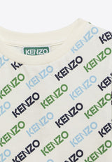 Kenzo Kids Boys All-Over Logo T-shirt White K60253-ACO/O_KENZO-12P