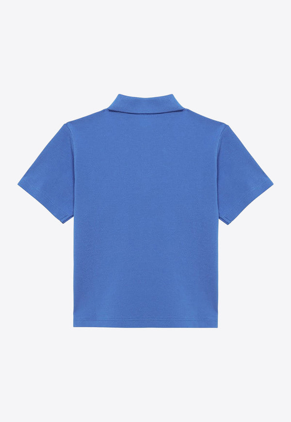 Kenzo Kids Boys Logo Polo T-shirt K60302-ACO/O_KENZO-878 Blue