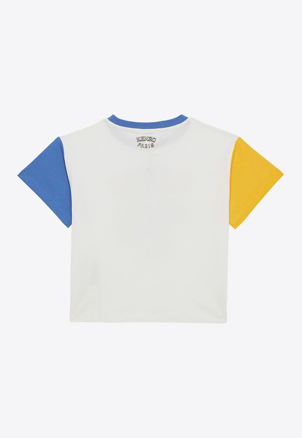Kenzo Kids Boys Printed Crewneck T-shirt Multicolor K60343-CCO/O_KENZO-12P