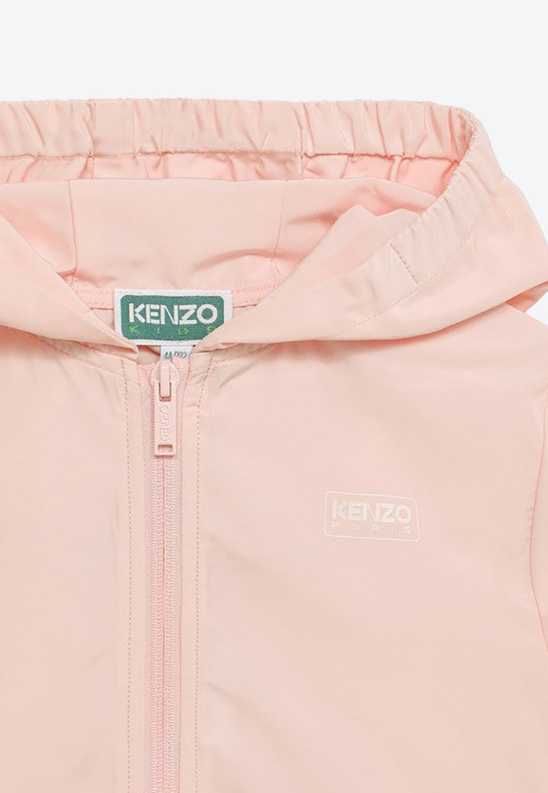 Kenzo Kids Girls Zip-Up Jacket K60361BA-BPL/O_KENZO-46T Pink