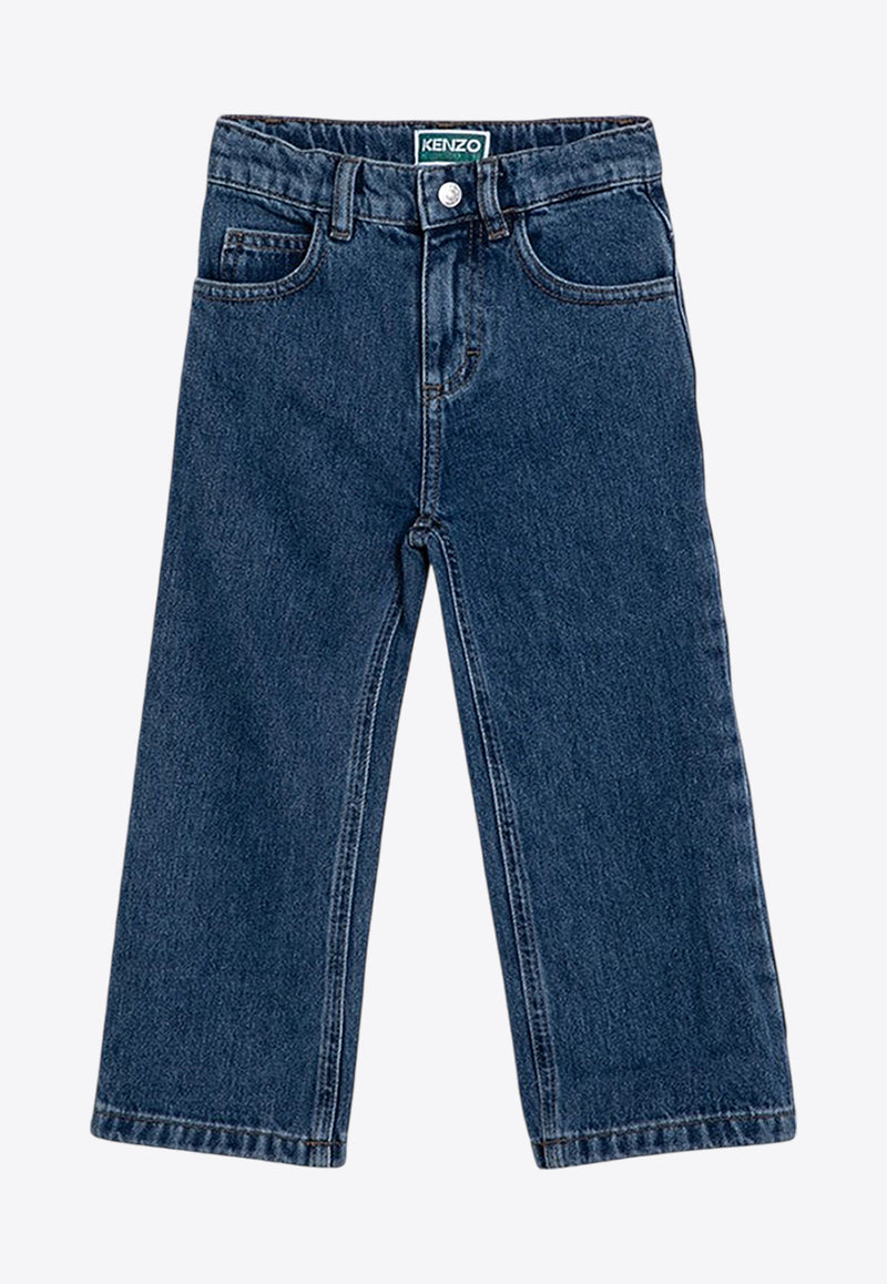 Kenzo Kids Boys Essential Straight Jeans Blue K60797-BDE/P_KENZO-Z25