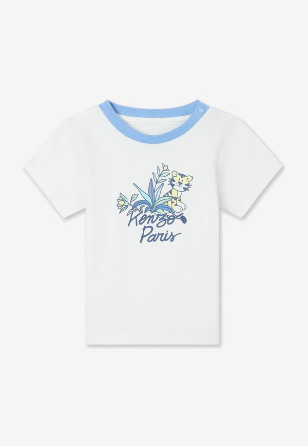 Kenzo Kids Baby Boys Printed Newborn Gift Set - Set of 3 Multicolor K60856/117_OFF-WHITE