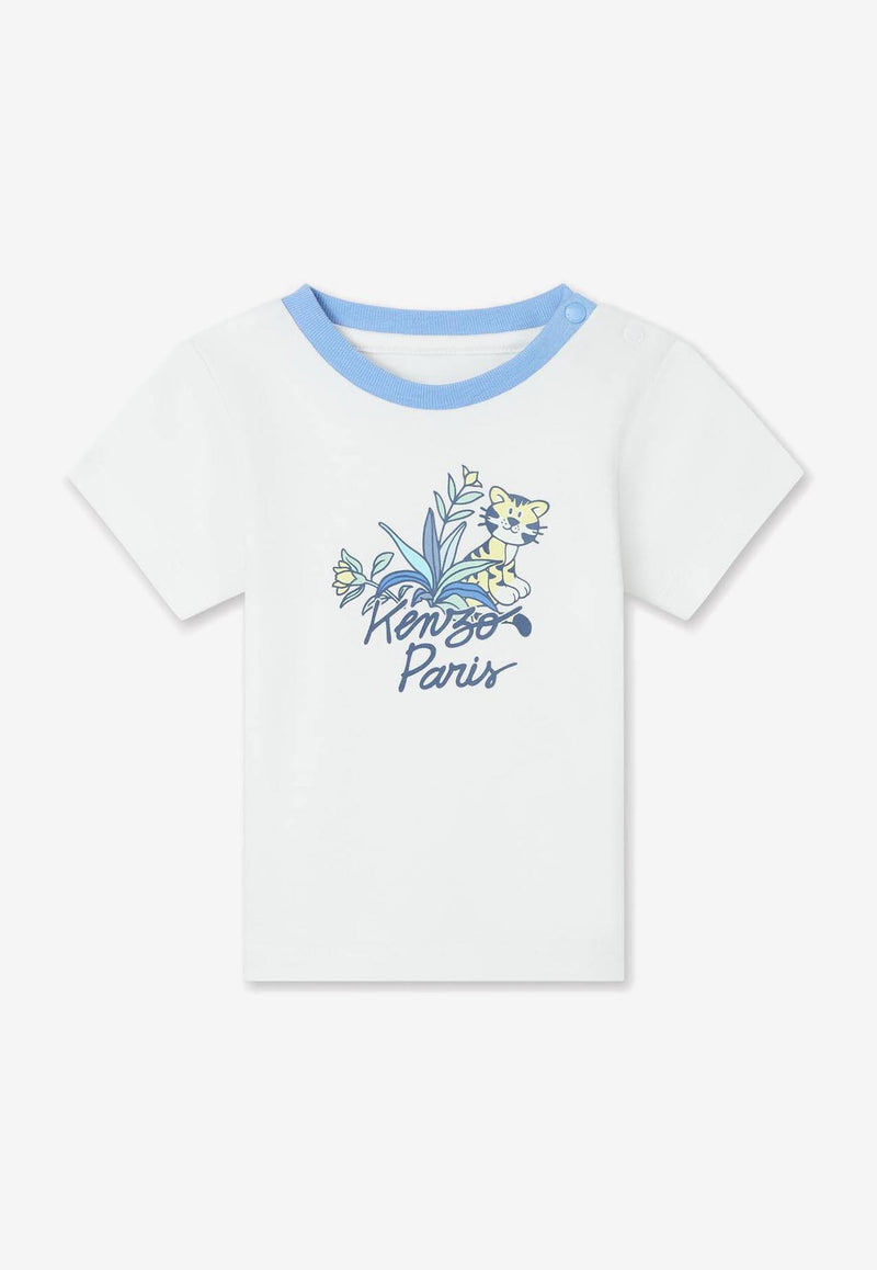 Kenzo Kids Baby Boys Printed Newborn Gift Set - Set of 3 Multicolor K60856/117_OFF-WHITE