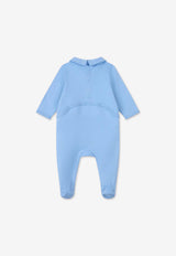 Kenzo Kids Baby Boys Tiger Print Onesies Set - Set of 2 Light Blue K60869/771_LIGHT BLUE