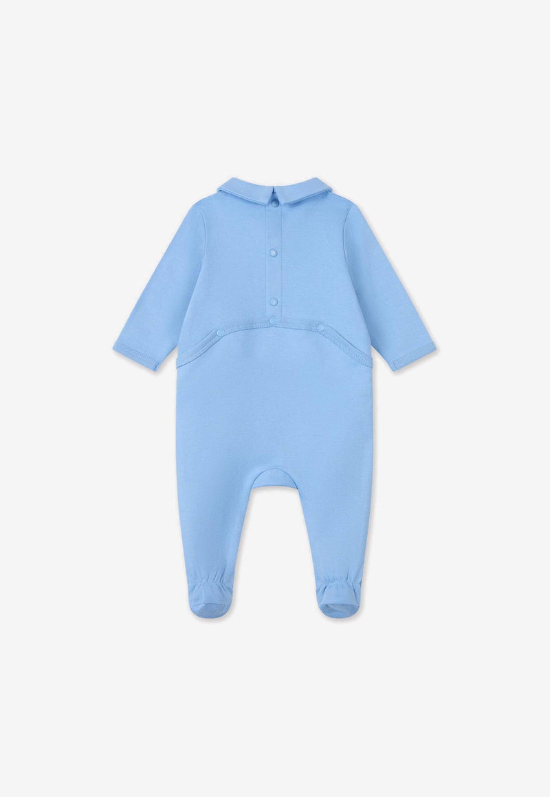 Kenzo Kids Baby Boys Tiger Print Onesies Set - Set of 2 Light Blue K60869/771_LIGHT BLUE