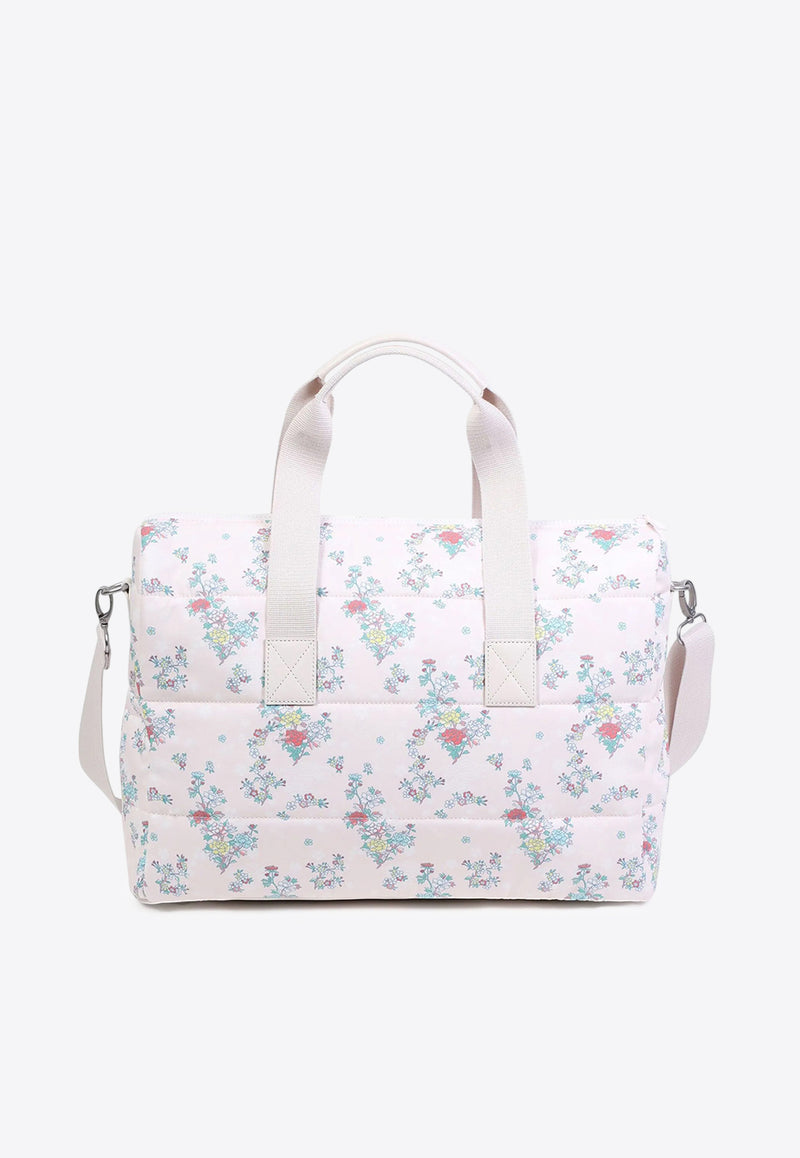 Kenzo Kids Babies Floral Print Changing Bag Multicolor K60876/47R_BLUSH