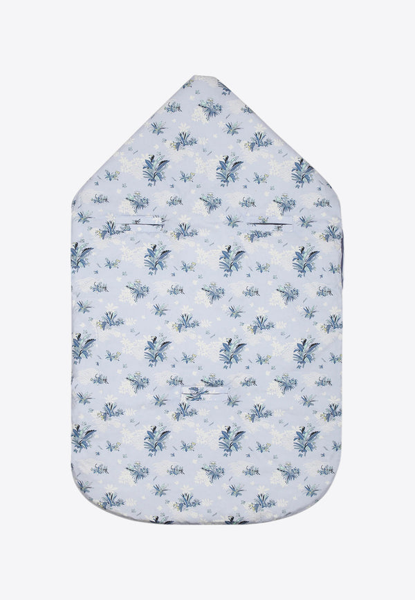 Kenzo Kids Baby Boys Reversible Floral Print Sleeping Bag  Light Blue K60878/771_LIGHT BLUE