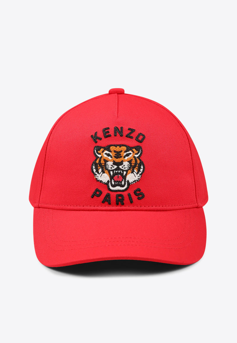 Kenzo Kids Boys Lucky Tiger Baseball Cap Red K60880/997_RED