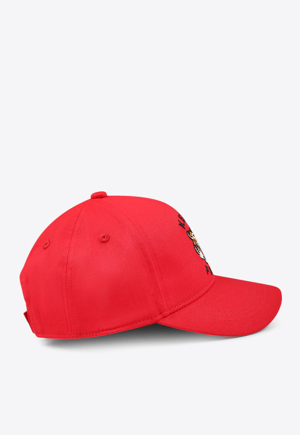 Kenzo Kids Boys Lucky Tiger Baseball Cap Red K60880/997_RED