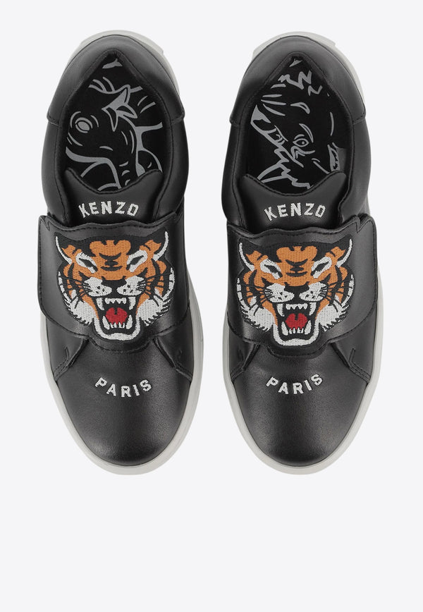 Kenzo Kids Boys Lucky Tiger Low-Top Sneakers Navy K60898/095_DARK BLUE