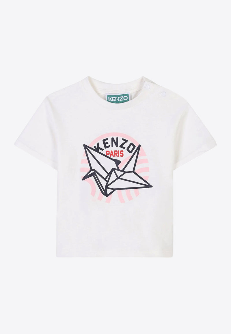 Kenzo Kids Baby Girls Pinafore Skirt and T-shirt Set - Set of 2 Blue K60938/Z77_BLUE