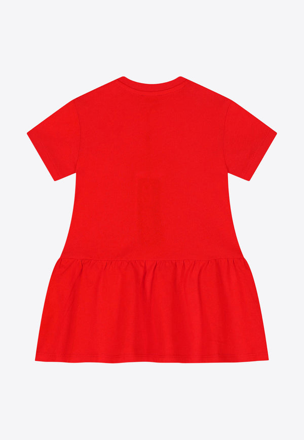 Kenzo Kids Baby Girls Lucky Tiger Dress Red K60941/997_RED