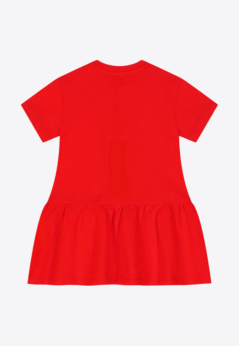Kenzo Kids Baby Girls Lucky Tiger Dress Red K60941/997_RED