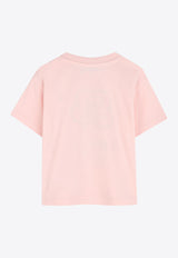 Kenzo Kids Baby Girls Boke Flower Print T-shirt Pink K60954/45Z_ROSE
