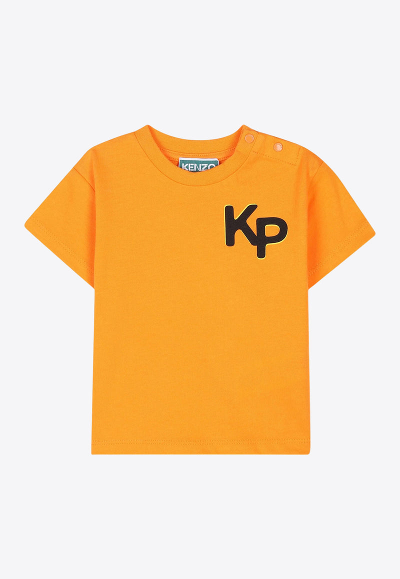 Kenzo Kids Baby Boys Graphic Print T-shirt Orange K60980/423_ORANGE