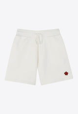 Kenzo Kids Girls Boke Flower Shorts Off-white K60995/117_OFF-WHITE