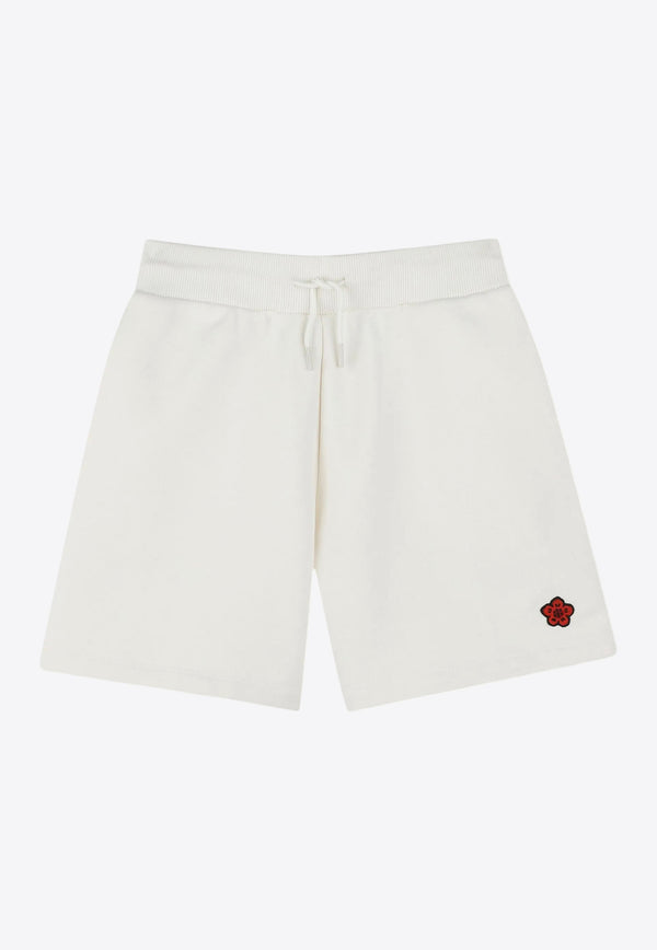 Kenzo Kids Girls Boke Flower Shorts Off-white K60995/117_OFF-WHITE