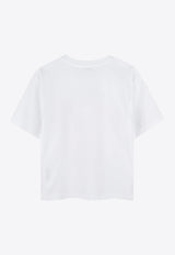 Kenzo Kids Boys Elephant Print T-shirt White K61055/10P_WHITE