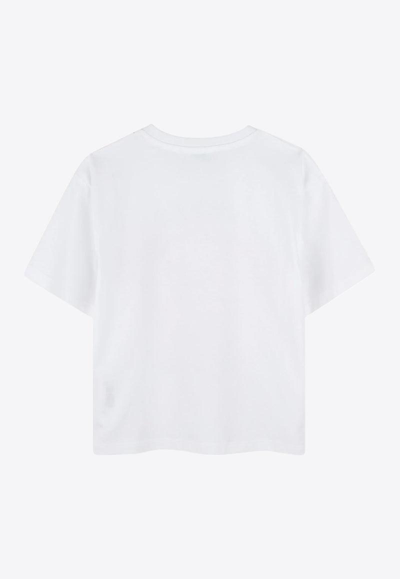 Kenzo Kids Boys Elephant Print T-shirt White K61055/10P_WHITE