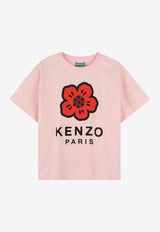 Kenzo Kids Girls Boke Flower Print T-shirt Pink K61058/45Z_ROSE