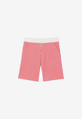 Kenzo Kids Boys Striped Bermuda Shorts Red K61121-ACO/Q_KENZO-997