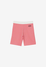 Kenzo Kids Boys Striped Bermuda Shorts Red K61121-ACO/Q_KENZO-997