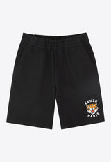 Kenzo Kids Boys Tiger Print Bermuda Shorts Black K61122/095_BLACK