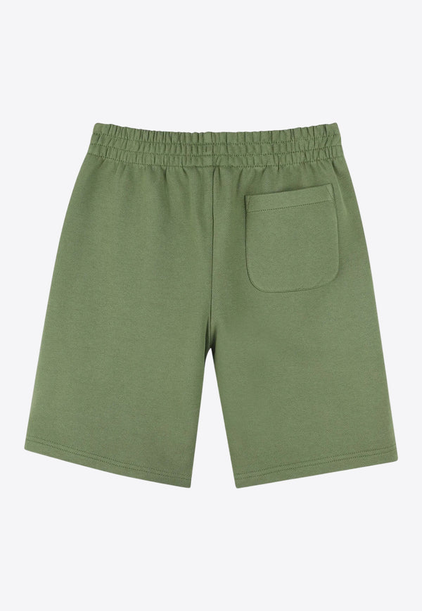 Kenzo Kids Boys Tiger Print Bermuda Shorts Green K61122/64S_GREEN