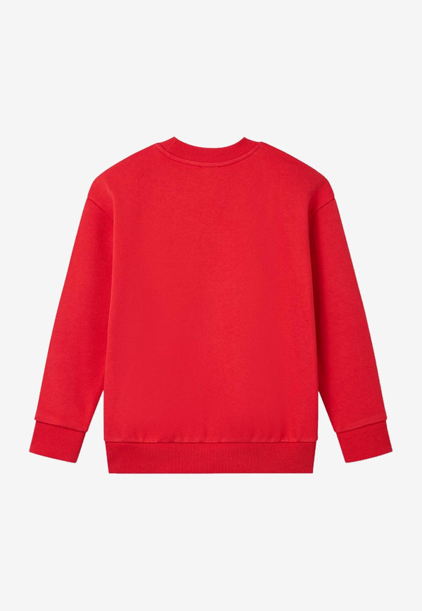 Kenzo Kids Boys Lucky Tiger Sweatshirt K61126/997_RED