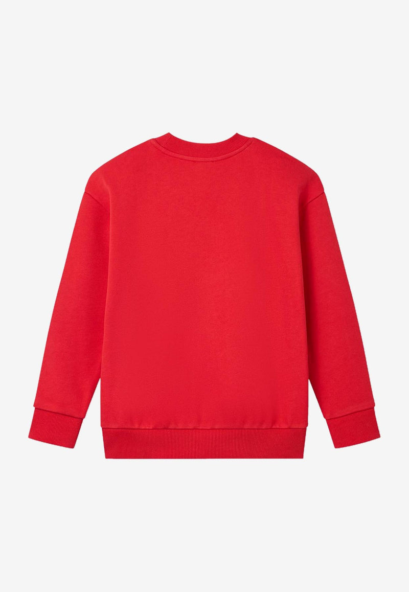 Kenzo Kids Boys Lucky Tiger Sweatshirt K61126/997_RED