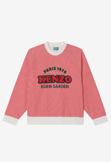 Kenzo Kids Boys Striped Logo Sweatshirt Red K61134-ACO/Q_KENZO-997