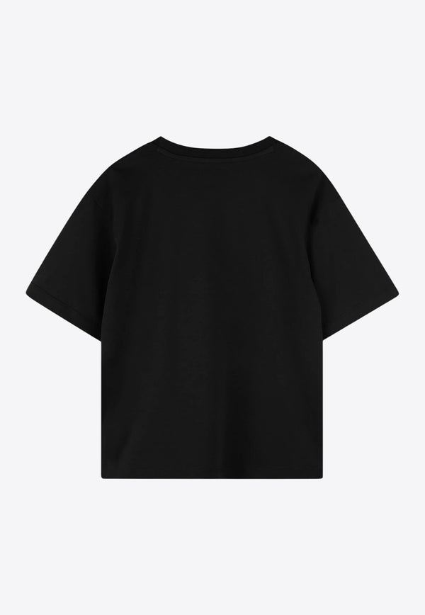 Kenzo Kids Boys Lucky Tiger Print T-shirt K61137/095_BLACK