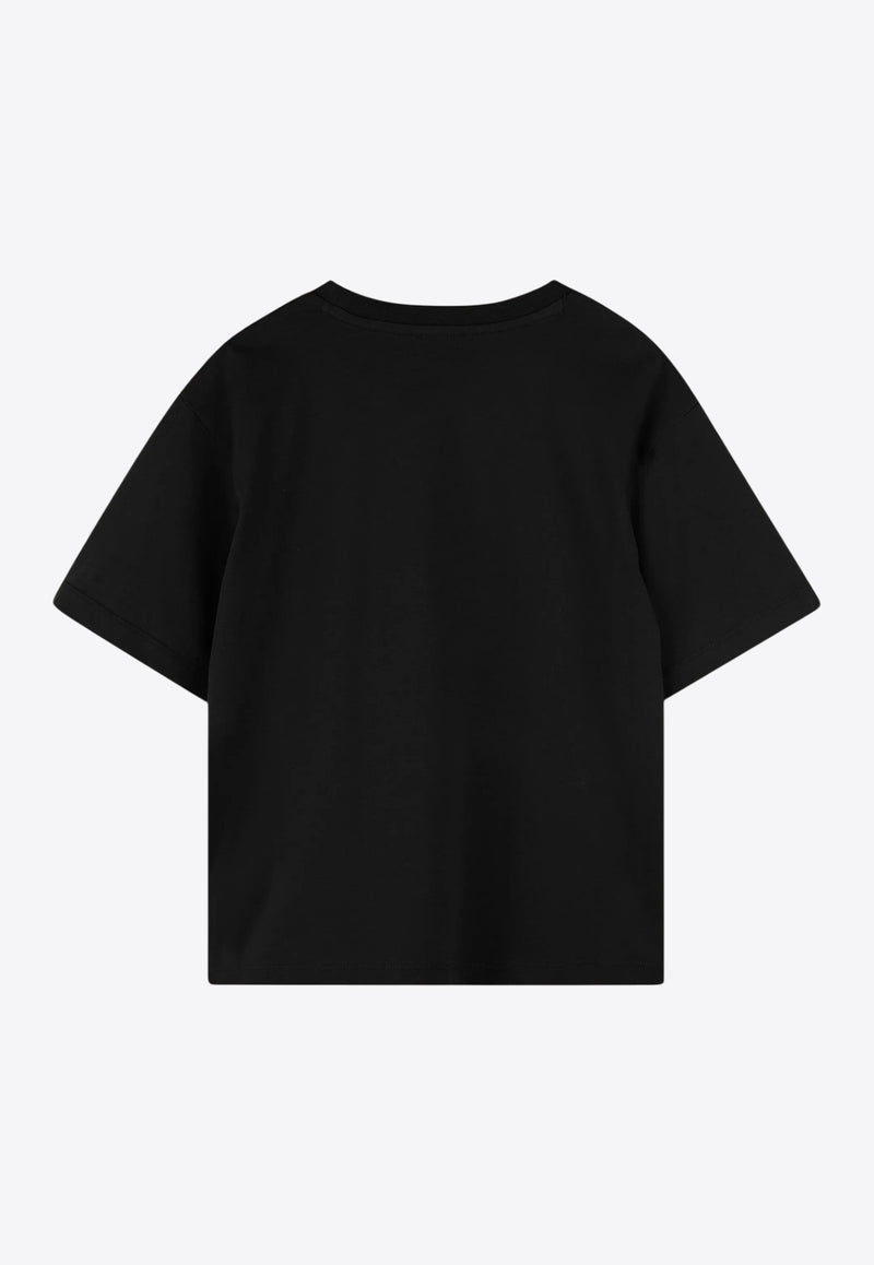 Kenzo Kids Boys Lucky Tiger Print T-shirt K61137/095_BLACK